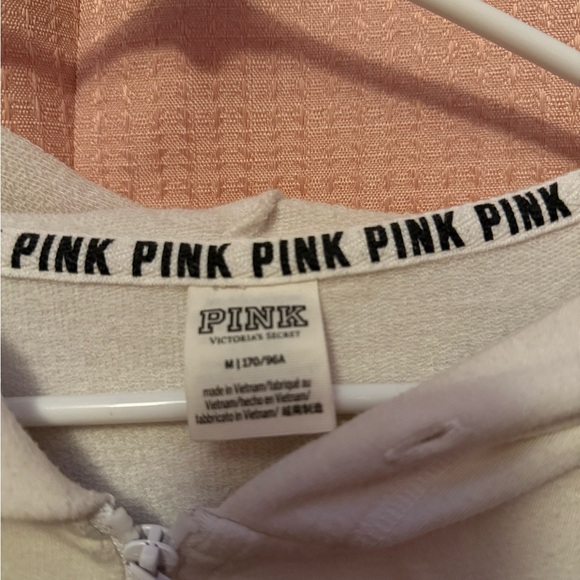 PINK Victoria's Secret Cream Hoodie - Picture 3 of 5